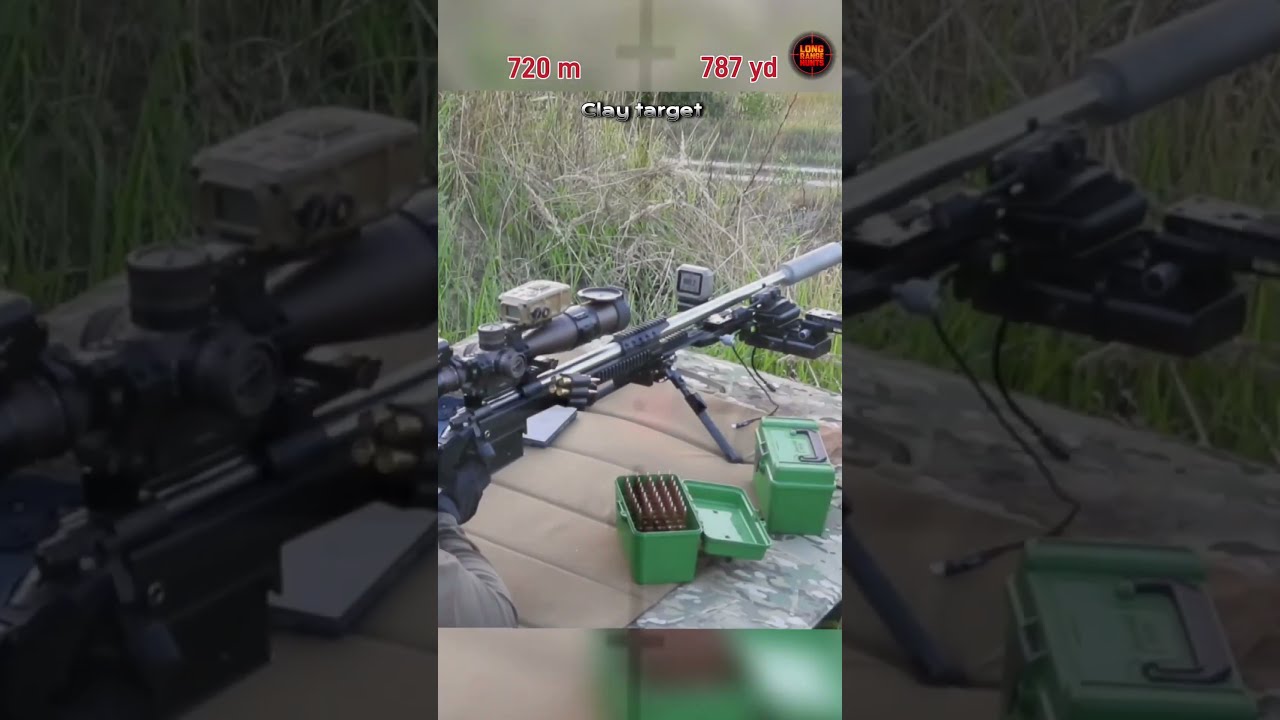  720 M 787 Yd HIT Clay Target Destroyed 300 PRC