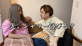 終電後バイト先の店長の家にきてしまった女