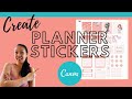 How To Create Planner Stickers On Canva