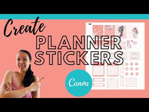 How To Create Planner Stickers On Canva