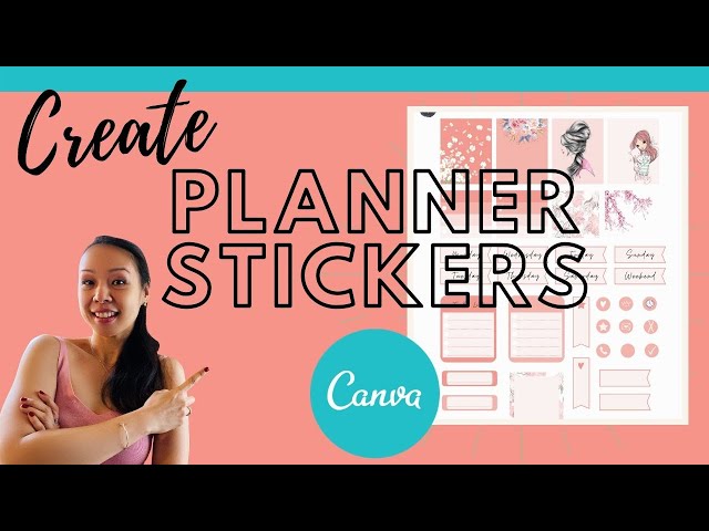 How To Make Planner Stickers In Canva 