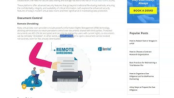 Virtual Data Rooms Explained || virtual data room 2023