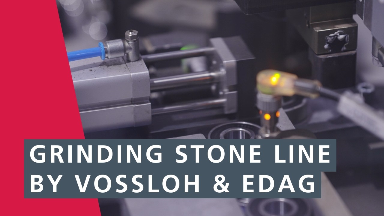 Vossloh & EDAG: Fully Automated Grinding Stone Line