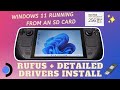 Follow Up: Using Rufus to Install Windows 11 + Drivers and Steam Controls ACTIVATED