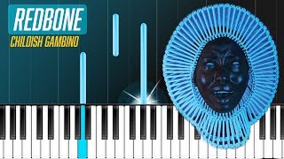 Video thumbnail of "Childish Gambino - "Redbone"  Piano Tutorial - Chords - How To Play - Cover"