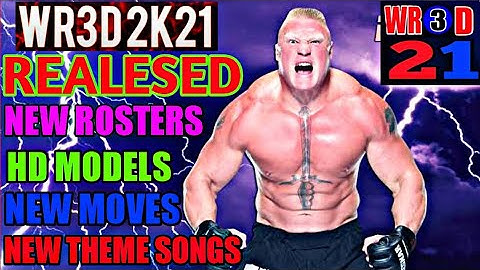 Wr3d 2k21 Immortal Lite version Released || Wr3d new mod || Theme Songs || New Moves || New Taunts