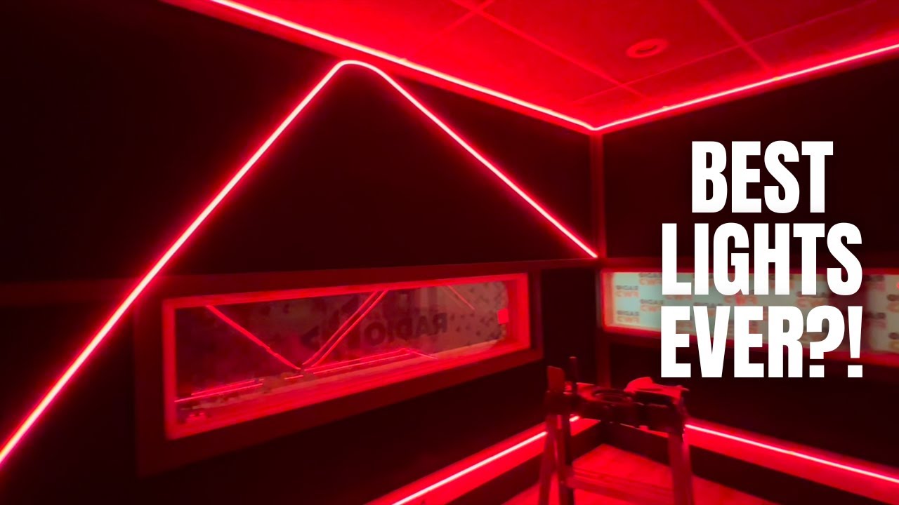 GOVEE NEON ROPE LIGHTS - EPIC STUDIO BUILD TIMELAPSE DIY PRO 