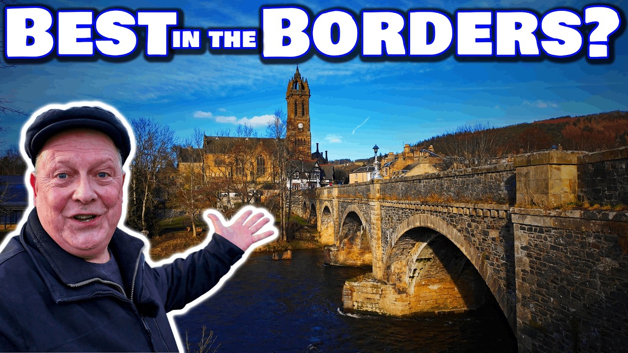 Пиблз, Шотландия, — лучший город в Шотландских границах?Полный тур и кофе Hydro Coffee