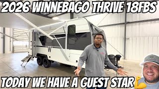 Guest Star for an AWESOME RV 💪 2026 Winnebago Thrive 18FBS