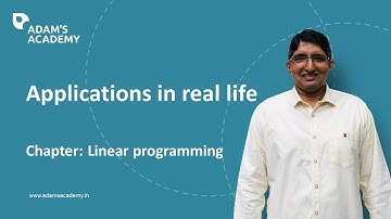 14 Linear programming | Applications