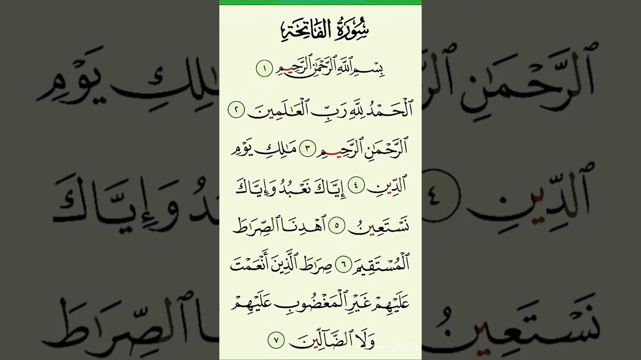 Surah Al-Fatiha | Ezgon Ibrahimi Beautiful Recitation | Quran Shorts 