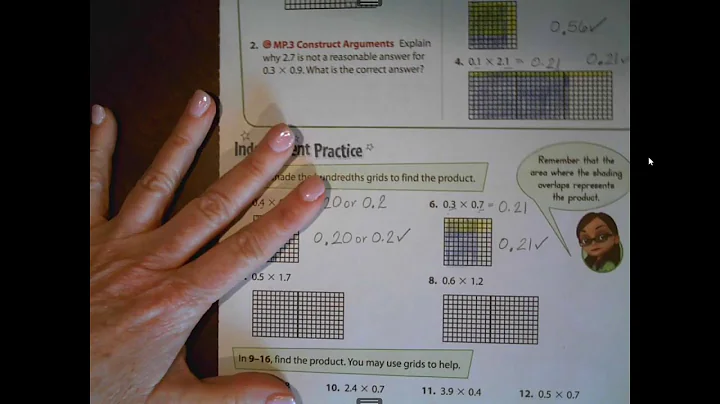 Lesson 4-5: Use Models to Multiply a Decimal and a Decimal