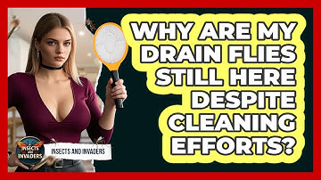 Why Are My Drain Flies Still Here Despite Cleaning Efforts? - Insects and Invaders