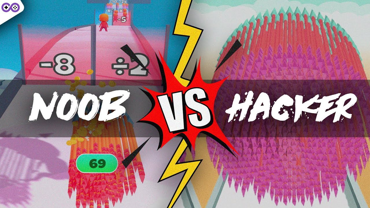 NOOB vs PRO vs HACKER in Arrow fest (Best satisfying game)