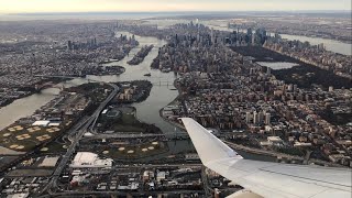 Early Morning Takeoff From Laguardia Airport Lga, New York City
