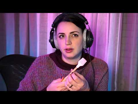 3 Minute ASMR | Taking Inventory of my ASMR Brushes