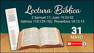 LECTURA BÍBLICA / 31 DE MAYO