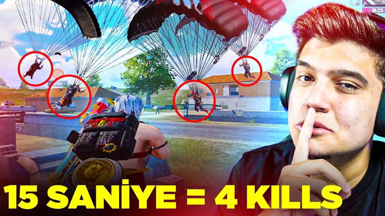 YENİDEN DOĞANLARIN BELASI OLDUM!! 15 SANİYEDE 4 KILLS | PUBG Mobile