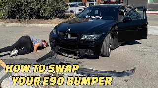 RIP E90 M3 Bumper