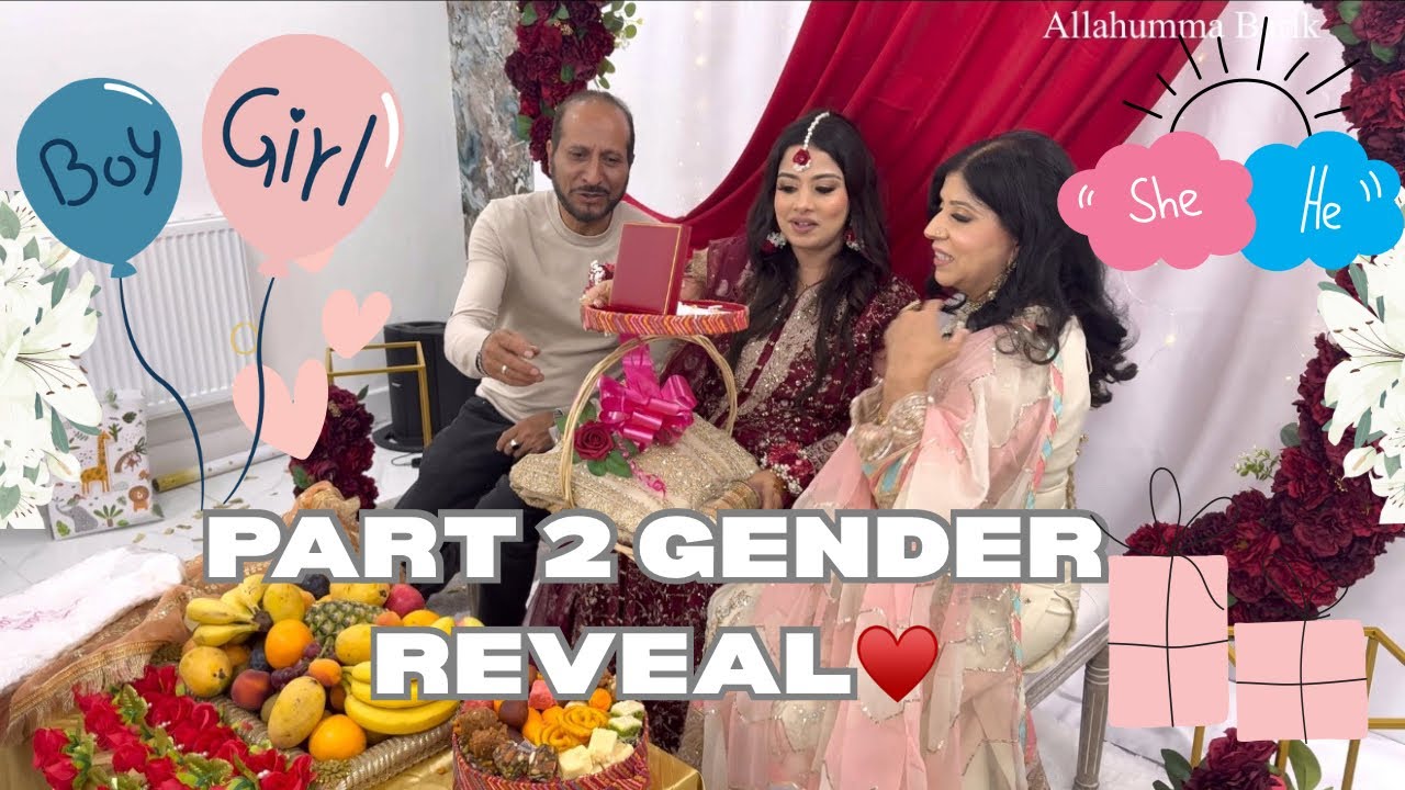 OUR BEAUTIFUL DAUGHTER 🥰❤️ ADEENAS ROYAL GOUDH BHARAI 😍