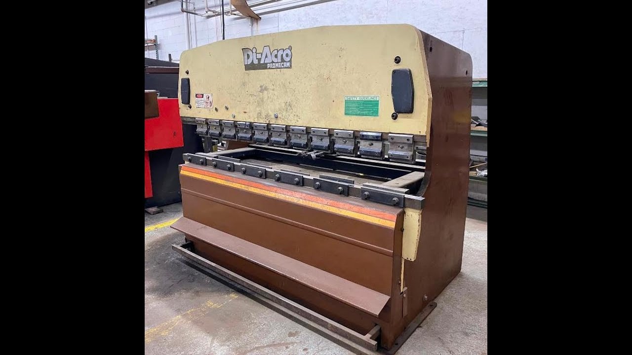 Promecam Rc80 Promecam RG-80-25 Press Brake - YouTube