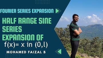 HALF RANGE SINE SERIES EXPANSION OF f(x) = "x" in (0,l)