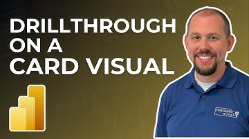 How to Drillthrough on a Card Visual in Power BI