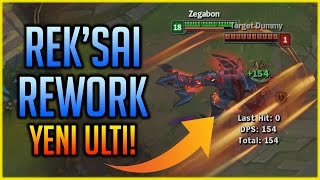 Yeni̇ Reksai̇ Rework Efsane Ulti̇ Artik Sui̇kastçi̇ Lol