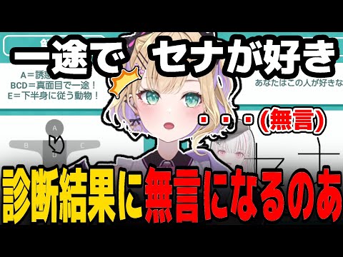 【閲覧注意】一途で空澄セナの事が好きな胡桃のあ【お絵かき心理テスト 切り抜き ぶいすぽ 胡桃のあ】
