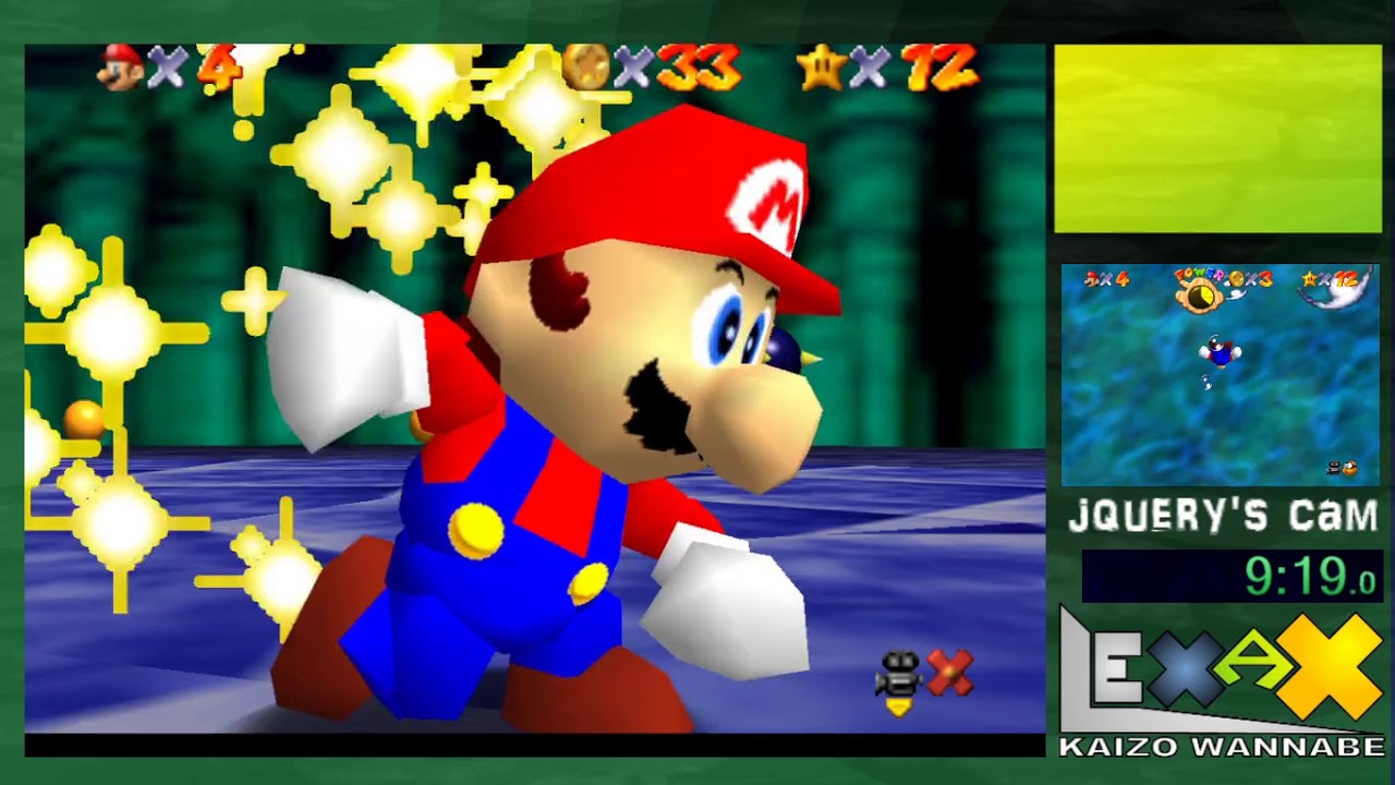  Speedrun Super Mario 64 Online 70 Stars Co op Ft Jquery861 PB 48 