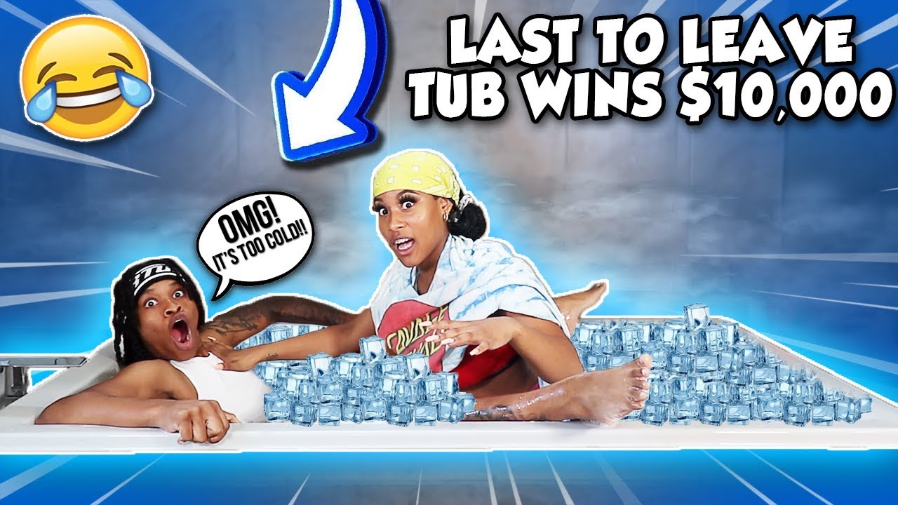 cold brew coffee Last To Leave *FREEZING* COLD ICE BATH Wins $10,000 - Challenge