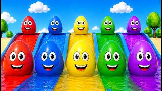 learning colors and number - colorful egg on a farm BIGY🥚 EGGY