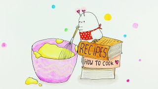 Mini Doodle Illustration : COOKING