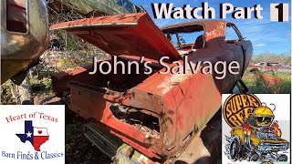 John's Salvage, Seguin Tx. Thousands of Classic Cars, Part 1
