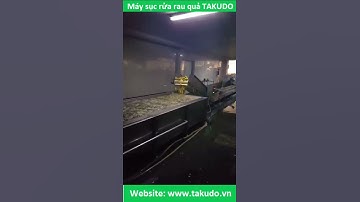 Máy sục rửa rau củ quả Takudo