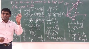 [07] Radius of Curvature  for Pedal Curve [Differential calculus || Radius of curvature ]