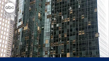 Amazing new images of downtown Houston following deadly storm that killed four