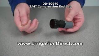 Drip Irrigation Compression End Cap for .940 OD Tubing EC940