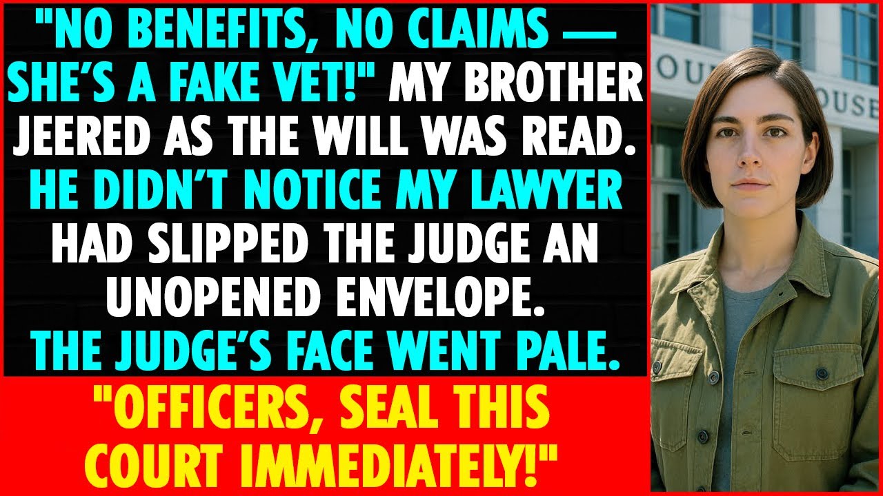 My Brother Mocked My Service In Court — Until The Judge’S Command Changed Everything...