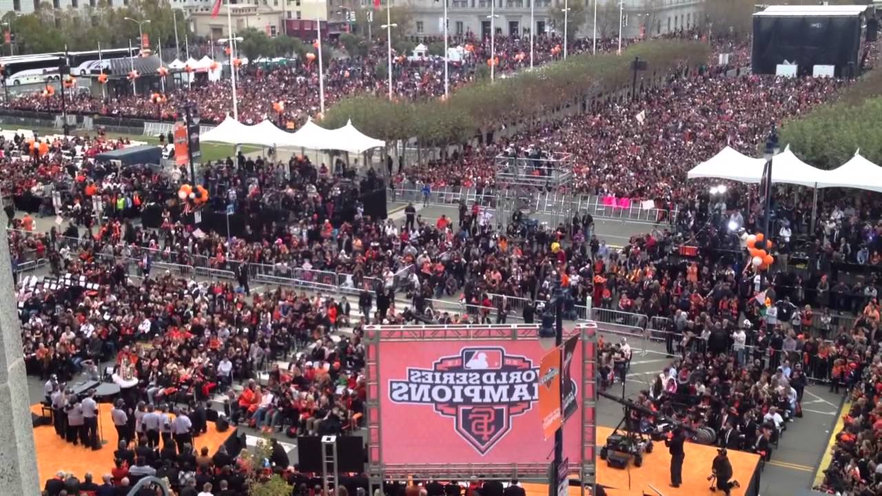 SF Giants Celebration - Open Your Golden Gate - YouTube