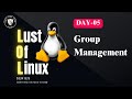 Day‑5 Linux Tutorial (2025): Group Management | Beginners to Advanced | DevOps | DevSecOps