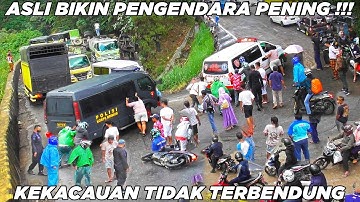 Luar Biasa Sulit, Drama Tumpahan Minyak Asli Bikin Rusuh Para Pengendara di Sitinjau Lauik