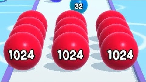 Ball run 2048 all level gameplay 82-84