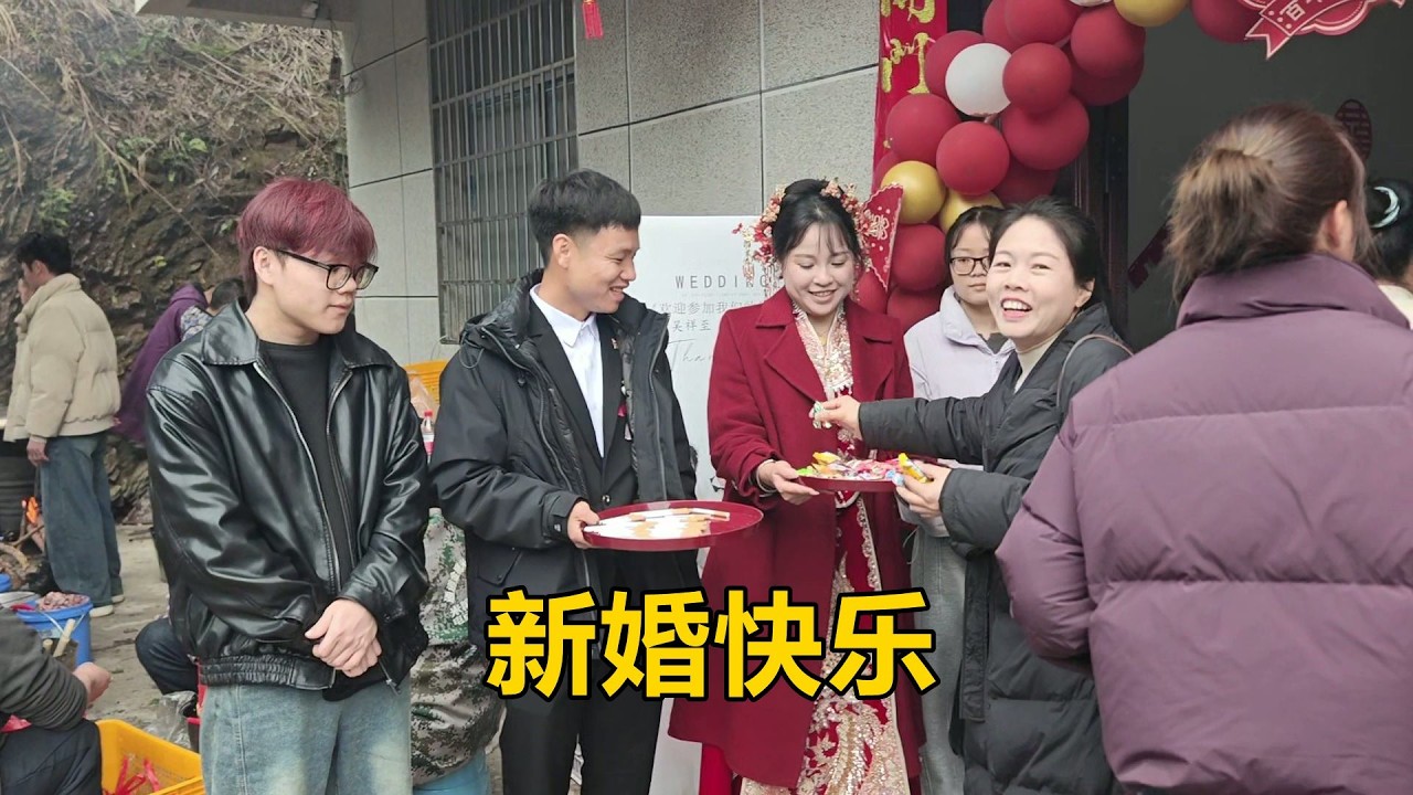 侗家小夥娶得美嬌娘，三嫂一家前去祝賀，看看侗家不一樣的酒席【農人家三嫂】