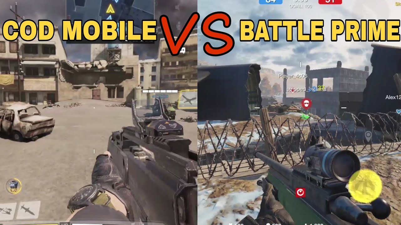MAX GRAPHICS COMPARISON | BATTLE PRIME VS COD MOBILE - YouTube