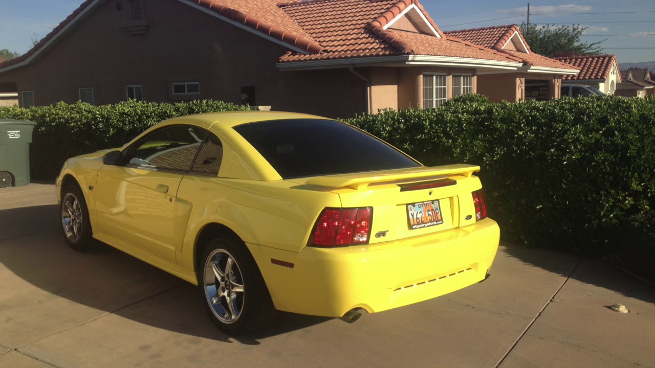 2001 Zinc Yellow Mustang GT Story YouTube