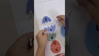 Easter Egg Puzzle and Letter Matching | Activity for toddlers