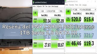 Reseña del PNY CS900 SSD Interno 1TB Serie 2.5 SATA III