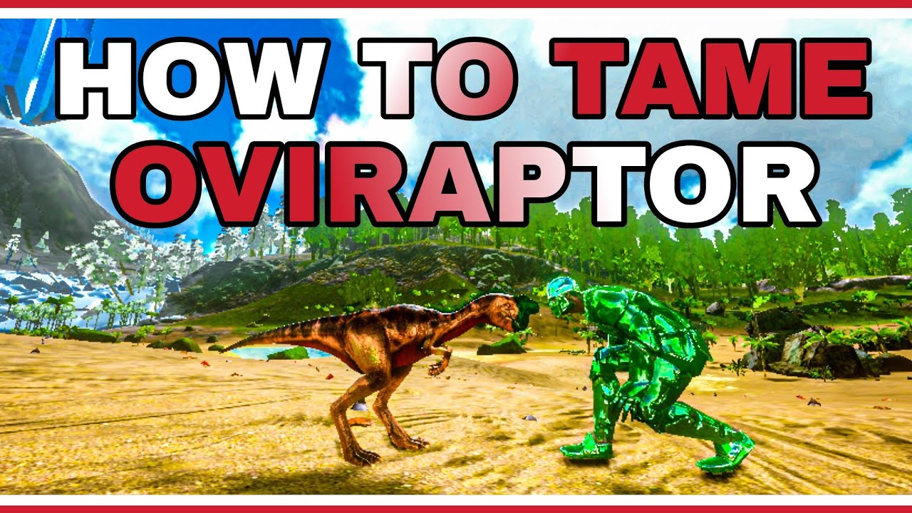 HOW TO TAME OVIRAPTOR ARK MOBILE - YouTube