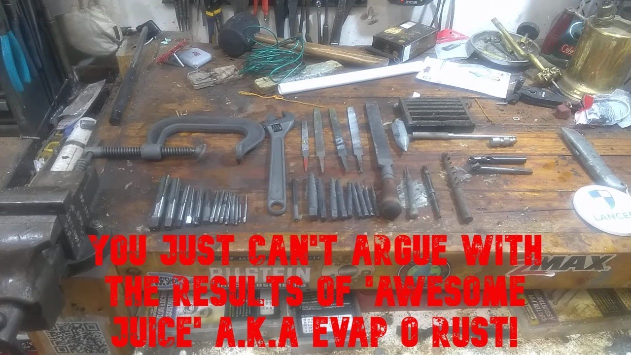 Rust Evap 304 Evap-o-rust challenge video # - YouTube